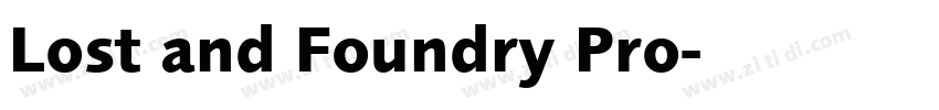 Lost and Foundry Pro字体转换